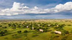 Singita Sabora Aerial View Singita Grumeti Sabora Tented Camp
