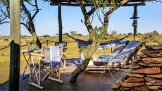 Private deck lounging area