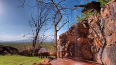 elsa's private house outdoor shower