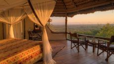 elsa's honeymoon suite view from bed