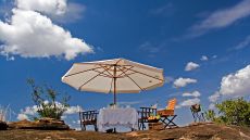 exterior of honeymoon tent