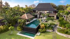 HERO Bulgari Villa Aerial Exterior at Bulgari Resort Bali