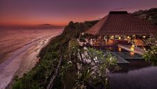The Bulgari Bar Cliff at Sunset at Bulgari Resort Bali