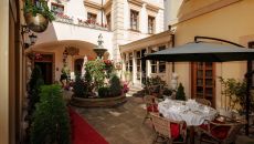 hotel courtyard at Alchymist Grand Hotel Spa