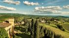 View of Tuscan Landscape C O M O Castello Del Nero.