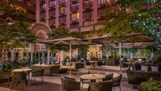 patio evening Fairmont Washington DC Georgetown