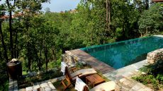 Private infinity edge pool