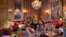 La Mirande Le Salon Rouge Bar at La Mirande