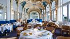 Dining room blue accents