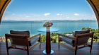 Private terrace water view