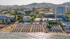 aerial overview from water Divani Apollon