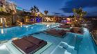 Pool Exterior Night Kivotos Mykonos.