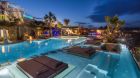 51. main pool area by night Kivotos Mykonos