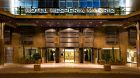 Hotel entrance night