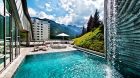 Exterior pool with mountians