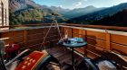 balcony corner mountain view