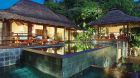 Villa private pool night
