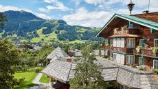 Hotel exterior mountain views
