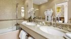 Bathroom with bathtub and shower