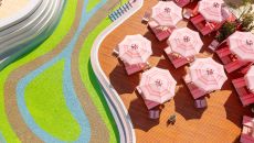 SEMIRAMIS Pool Drone View 5 at Semiramis Hotel Athens