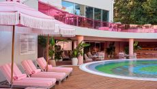 SEMIRAMIS Pool area at Semiramis Hotel Athens