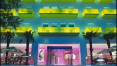 SEMIRAMIS Exterior night at Semiramis Hotel Athens