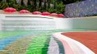 Semiramis Hotel colourful pool