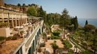 Hotel exterior garden views