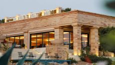 Lobby Lounge luxurious architecture at Cape Sounio