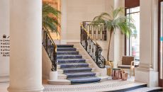 Lobby at Hotel du Louvre in the Unbound Collection by Hyatt