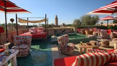 terrace and bar at El Fenn