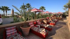 terrace and bar at El Fenn