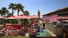 terrace and bar at El Fenn