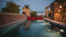 pool night at El Fenn