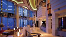 Lobby and reception at Grand Hyatt Shanghai