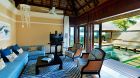 villa sitting area with private pool