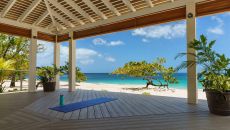 Beachside Pavilion Yoga Spice Island Beach Resort