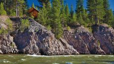 Cliffside Camp Across the River