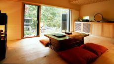 sitting area garden view