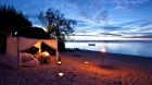 Pacific Resort Aitutaki Romantic dining lagoon