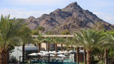 exterior with mountain Arizona Biltmore