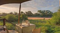 Private dining overlooking view