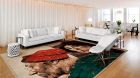 Sitting room artistic rug