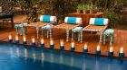 poolside lounging candles