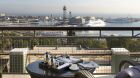 Grand Suite Mediterranea balcony view of cruise ships