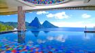 Pool with Jade mountain view
