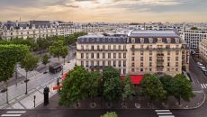 exterior at Hotel Barriere Le Fouquet s Paris