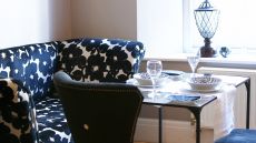 hotel exterior night pathway