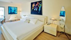 dome suite living bedroom artworks