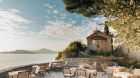 Aman Sveti Stefan Montenegro Piazza Restaurant and Sveti Stefan Church High Res 26509